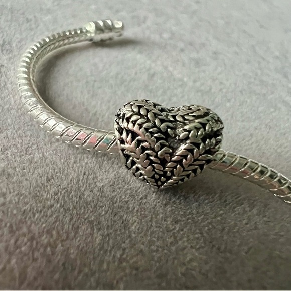 Angel Wings Heart Charm fits PANDORA - Picture 5 of 11